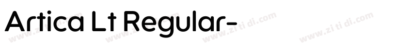 Artica Lt Regular字体转换